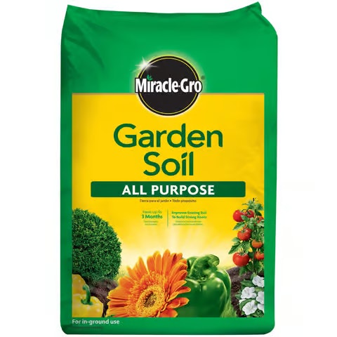 Miracle-Gro All Purpose Garden Soil 0.75-Cu. Ft. Bag: $2.50 Miracle-Gro All Purpose Garden Soil 0.75-Cu. Ft. Bag: $2.50