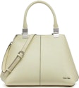 Calvin Klein Granite Geometric Vegan Leather Satchel for $42 + free shipping