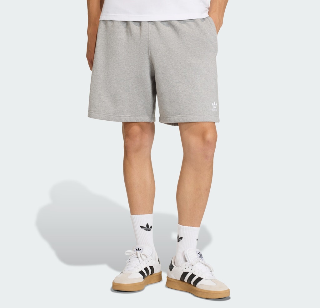 adidas Men's Trefoil Essentials 7" Fleece Shorts: $13