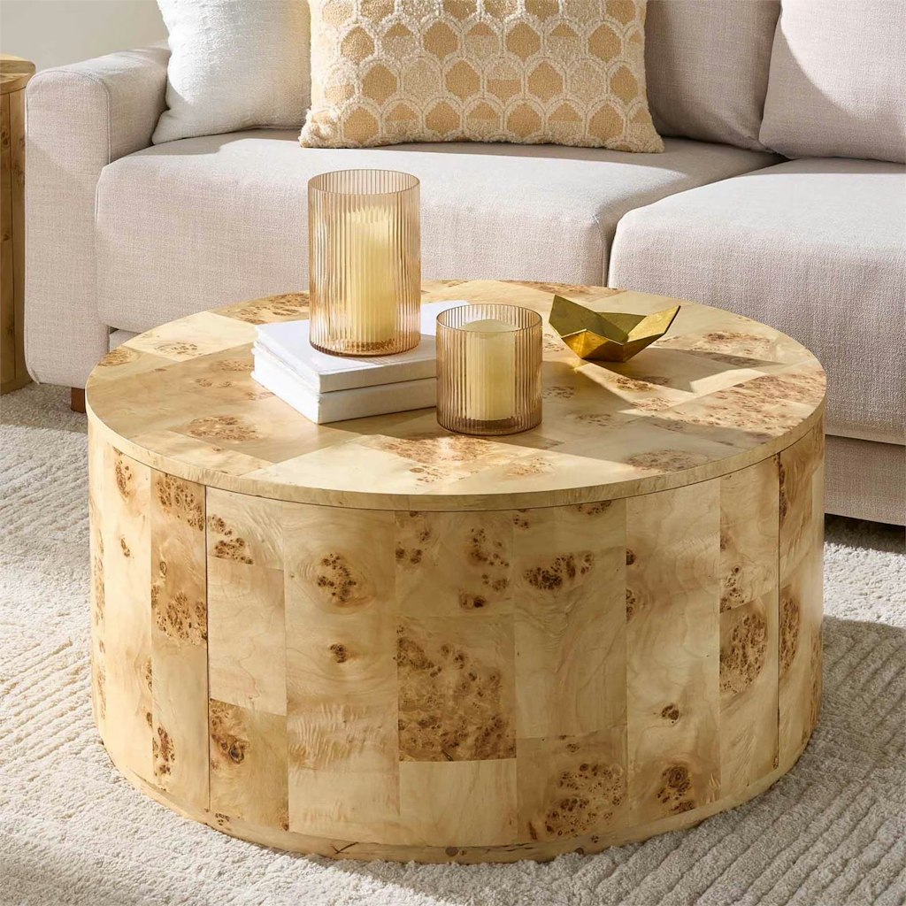 Better Homes & Gardens Burlwood Round Coffee Table: $104