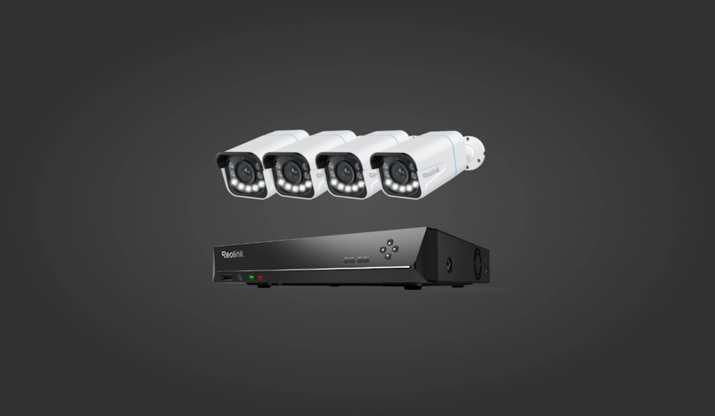 Reolink RLK8-811B4-A Smart 4K PoE Camera System 4-Pack: $575.99