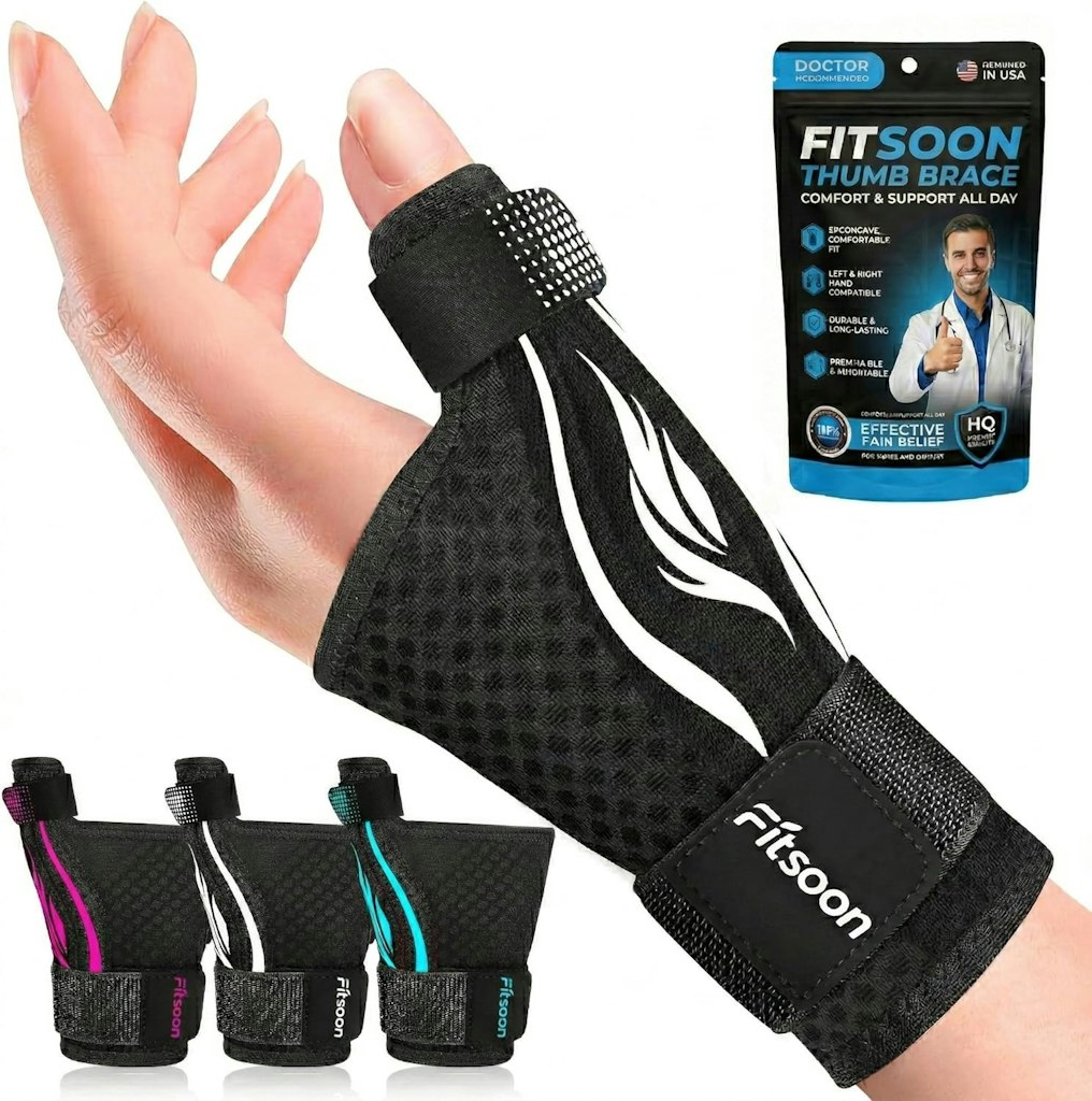 Fitsoon Adjustable Thumb Wrist Brace: $5.99