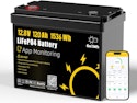 GoKwh 12.8V 120Ah LiFePO4 Battery with Smart App for $209.40 + free shipping