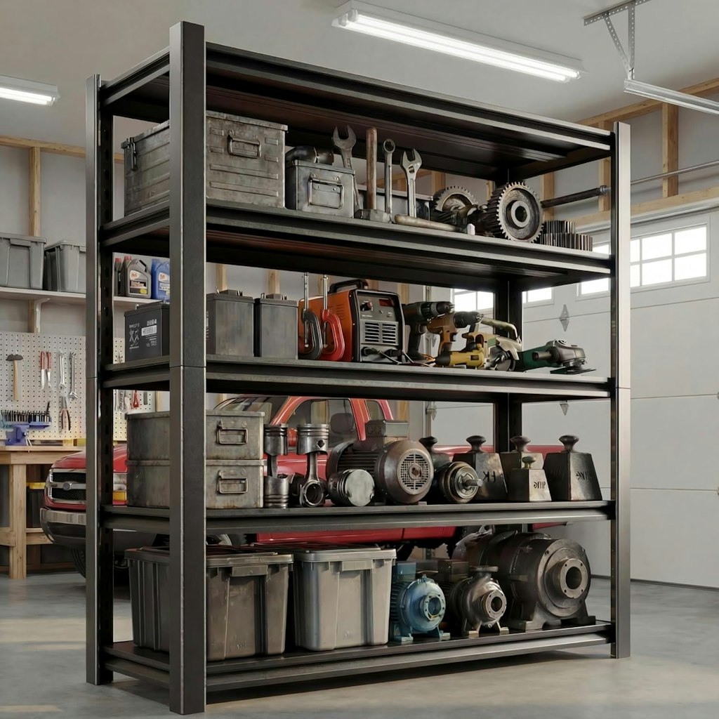 Wozbud 5-Tier 72" Heavy Duty Shelving Unit: $98.59