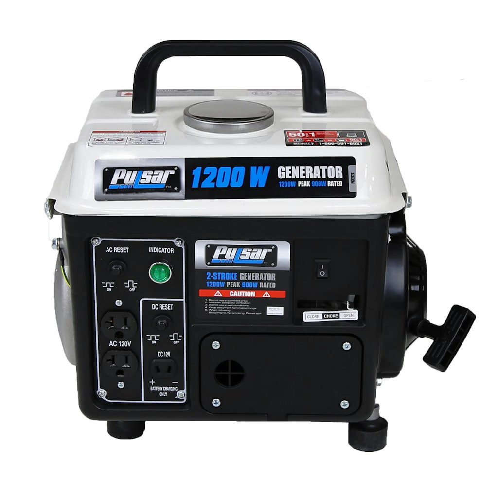Pulsar 900W / 1,200W Gas Powered Generator: $158.40