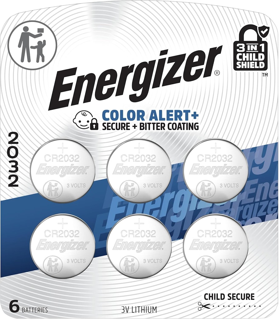 Energizer 2032 3V Lithium Coin Battery 6-Pack: $5.55 via Sub & Save