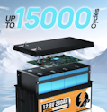 Eco-Worthy 3,584Wh 12V 280Ah LiFePO4 RV Battery for $219 + free shipping