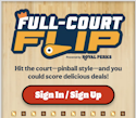 Burger King Full-Court Flip Game: Win freebies or points