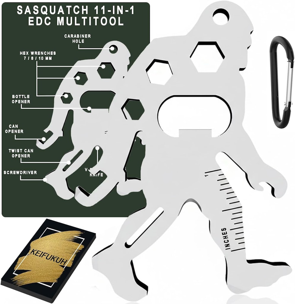 11-in-1 Sasquatch EDC Multitool: $4.99
