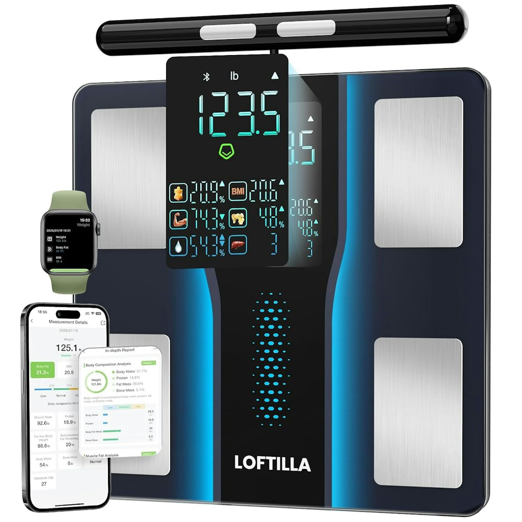 Loftilla Smart Bluetooth Body Weight Scale: $45