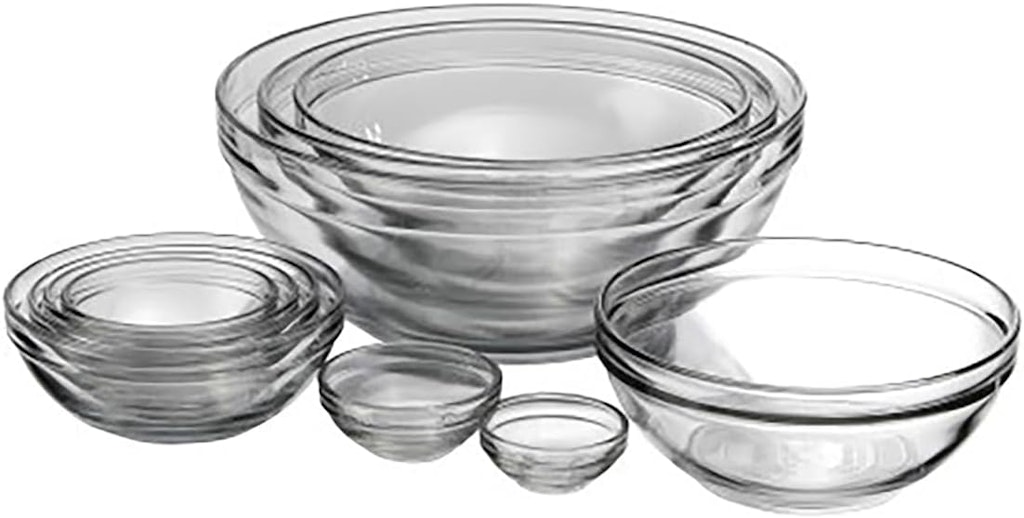 Anchor Hocking 10-Piece Mixing Bowl Set: $31