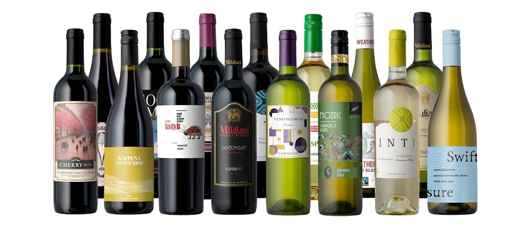 Splash Wines Lucky Deals Premium 15-Bottle Pack: $117
