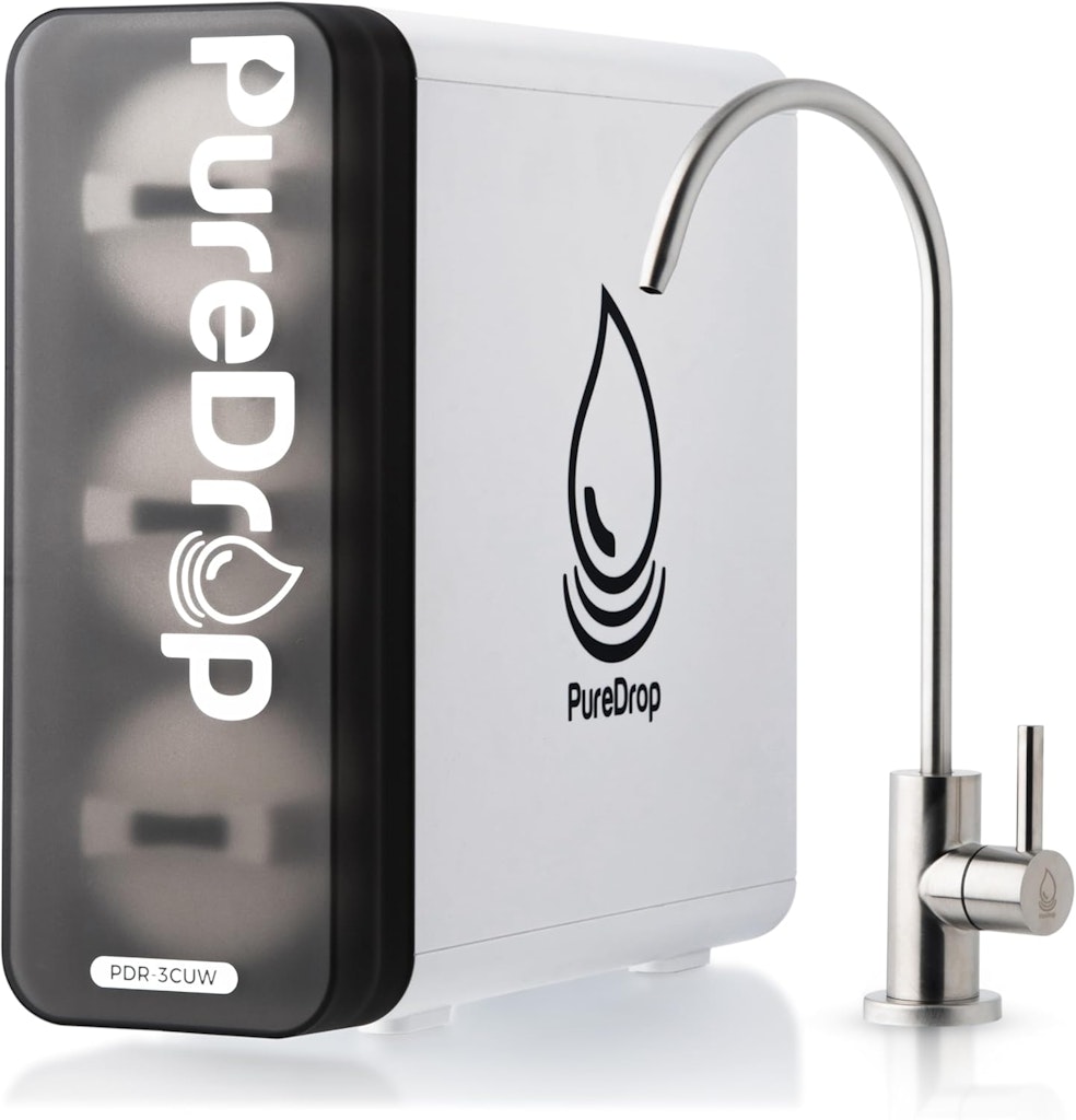 PureDrop PDR-3CUW 3-Stage Under Sink Water Filter: $102.85