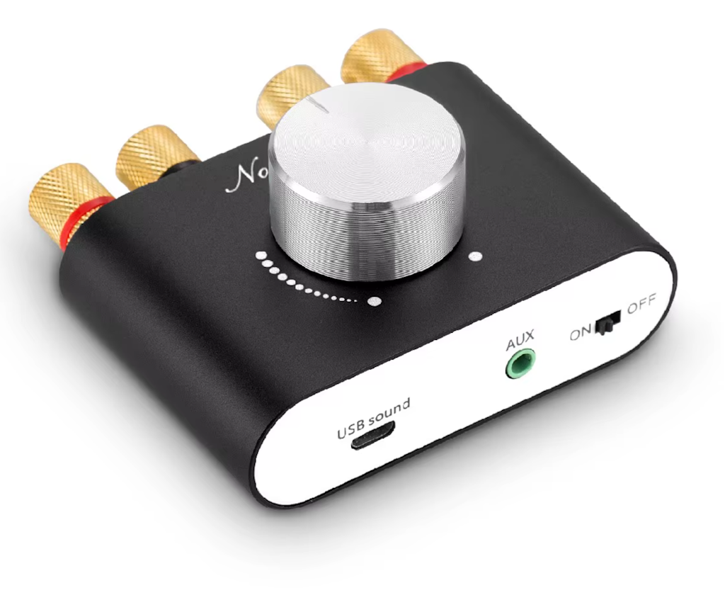 Nobsound Mini Bluetooth 5.0 Digital Amplifier: $14.70