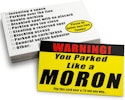 Witty Yeti Funny Bad Parking Notes 25-Pack for $5 + free shipping w/ Prime