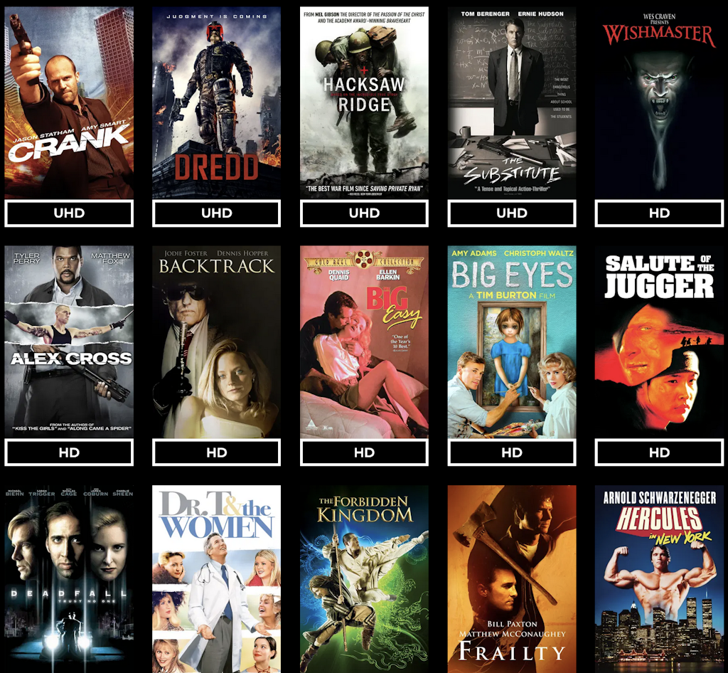 Fanflix Lionsgate 50-Film Bundle in HD: $25