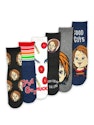 Chucky Men's Quarter Socks 6-Pack for $7 + free shipping w/ $35