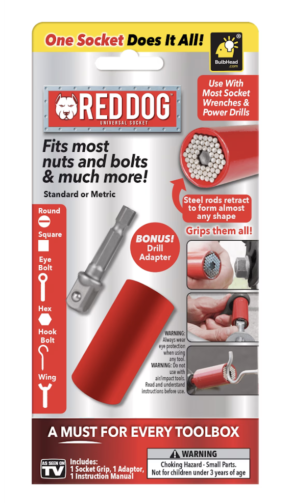 Red Dog Universal Socket: $10