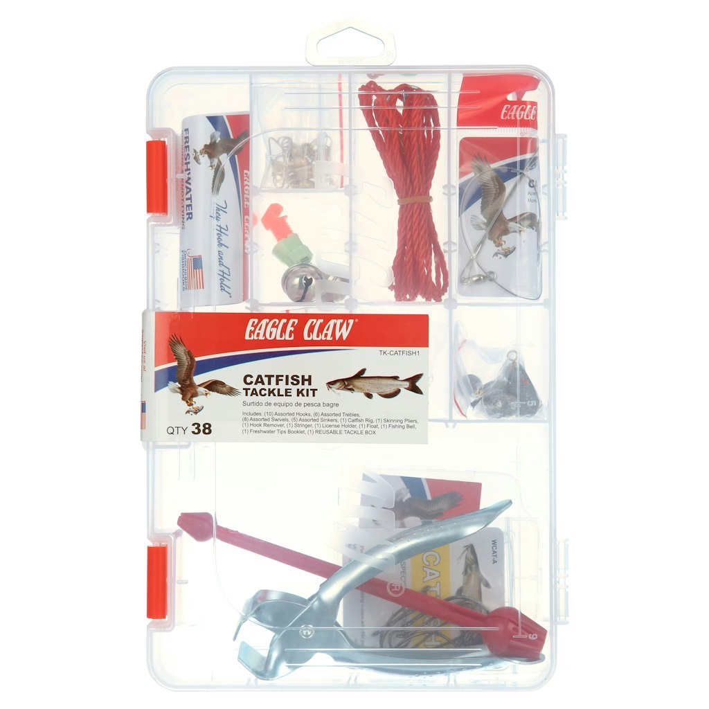 Eagle Claw 38-Piece Catfish Tackle Kit: $17