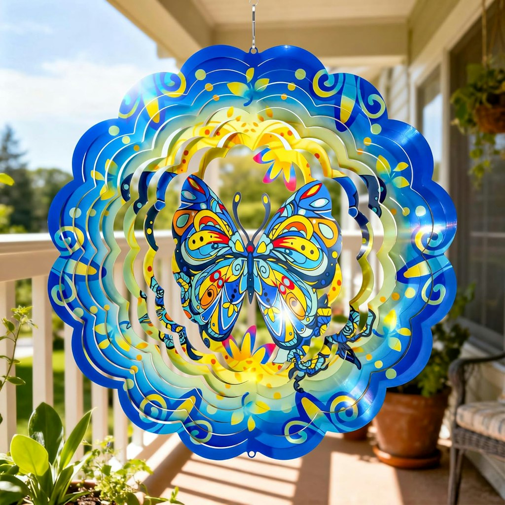 Suncket 12" Butterfly Wind Spinner: $9.99 Suncket 12" Butterfly Wind Spinner: $9.99