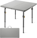 FanttikOutdoor 34" Folding Card Table for $60 + free shipping