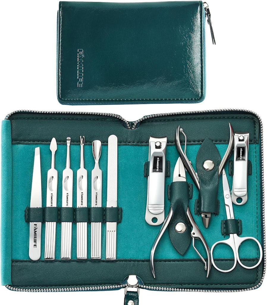 Familife 11-in-1 Manicure and Pedicure Set: $25.19