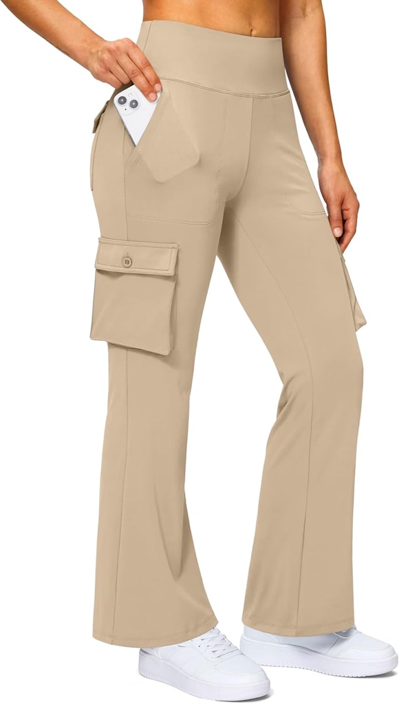 G Gradual Women's 6-Pocket High Waist Yoga Pants: $14.99