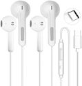 USB-C Wired Headphones 2-Pack for $5 + free shipping w/ Prime