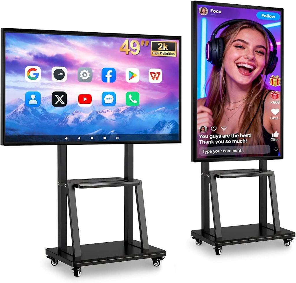 JYXCN 49" Smart Interactive Whiteboard: $960