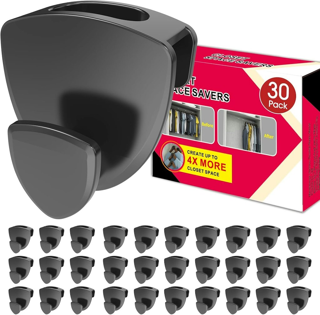 Space Saving Hangers 30-Pack: $7.99 Space Saving Hangers 30-Pack: $7.99