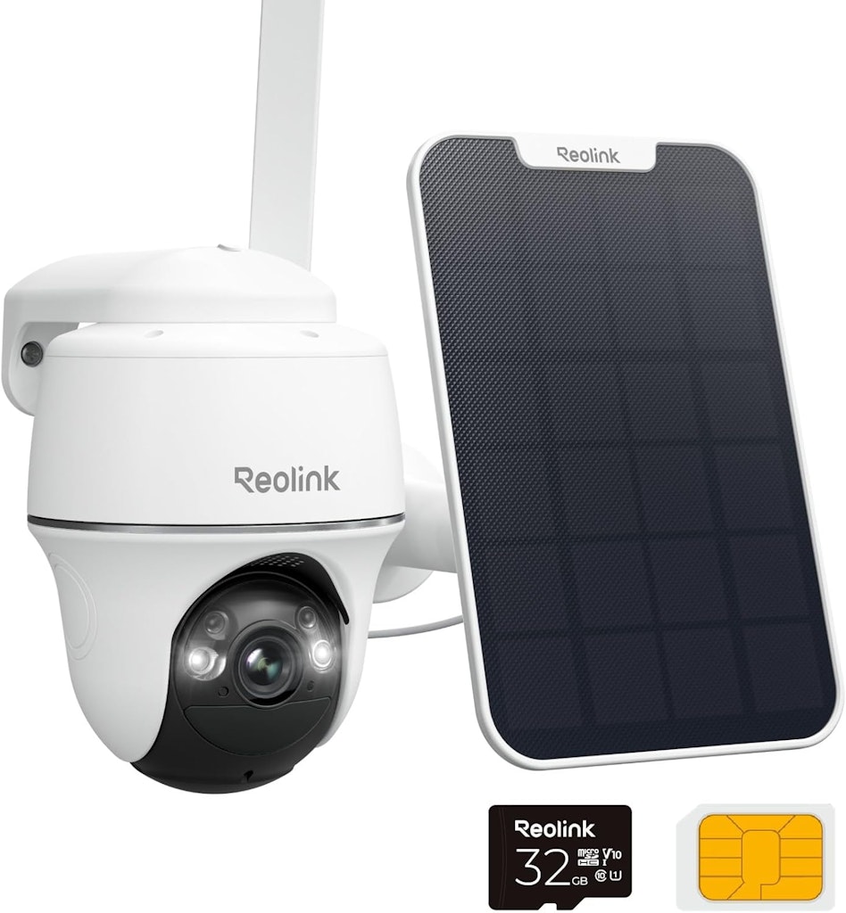 Reolink 5MP 4G LTE 360° Solar Security Camera: $130 w/ Prime