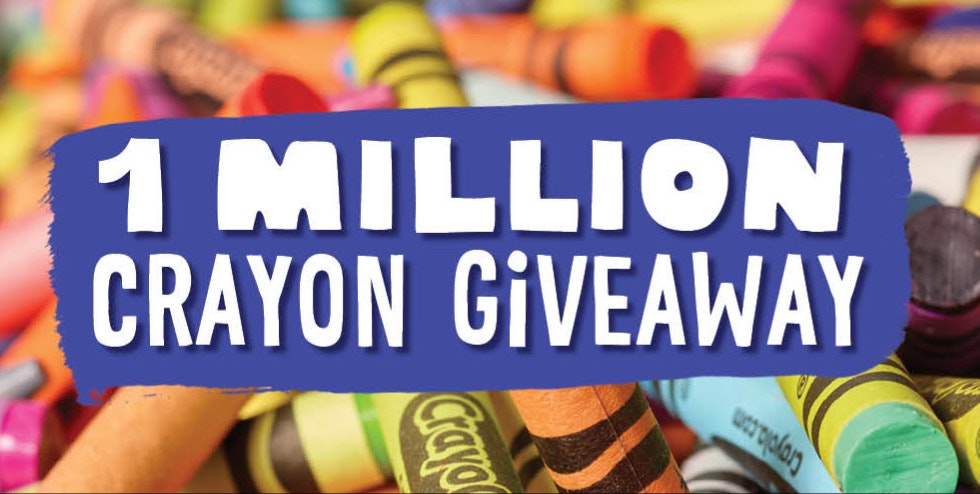  Crayola Crayons 32-Pack : Free