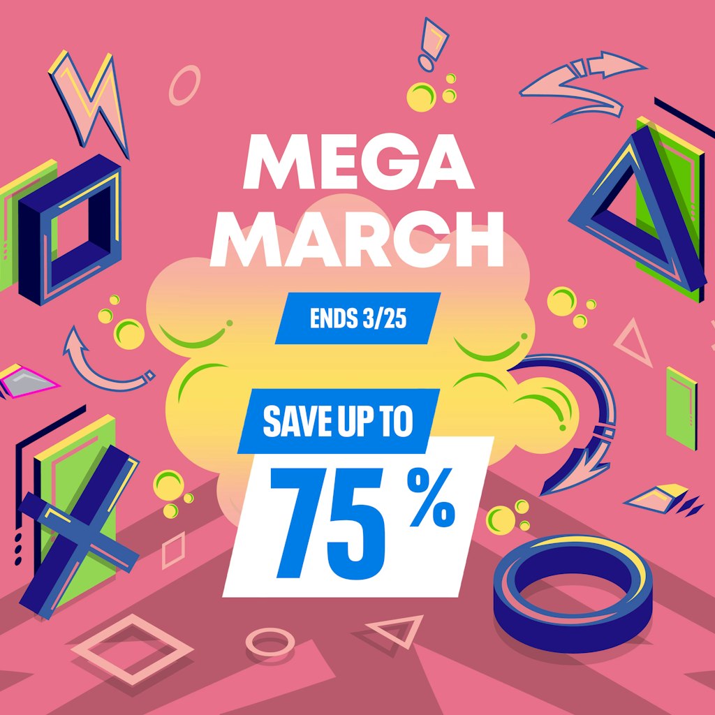 PlayStation Store Mega March Sale: Up to 75% off