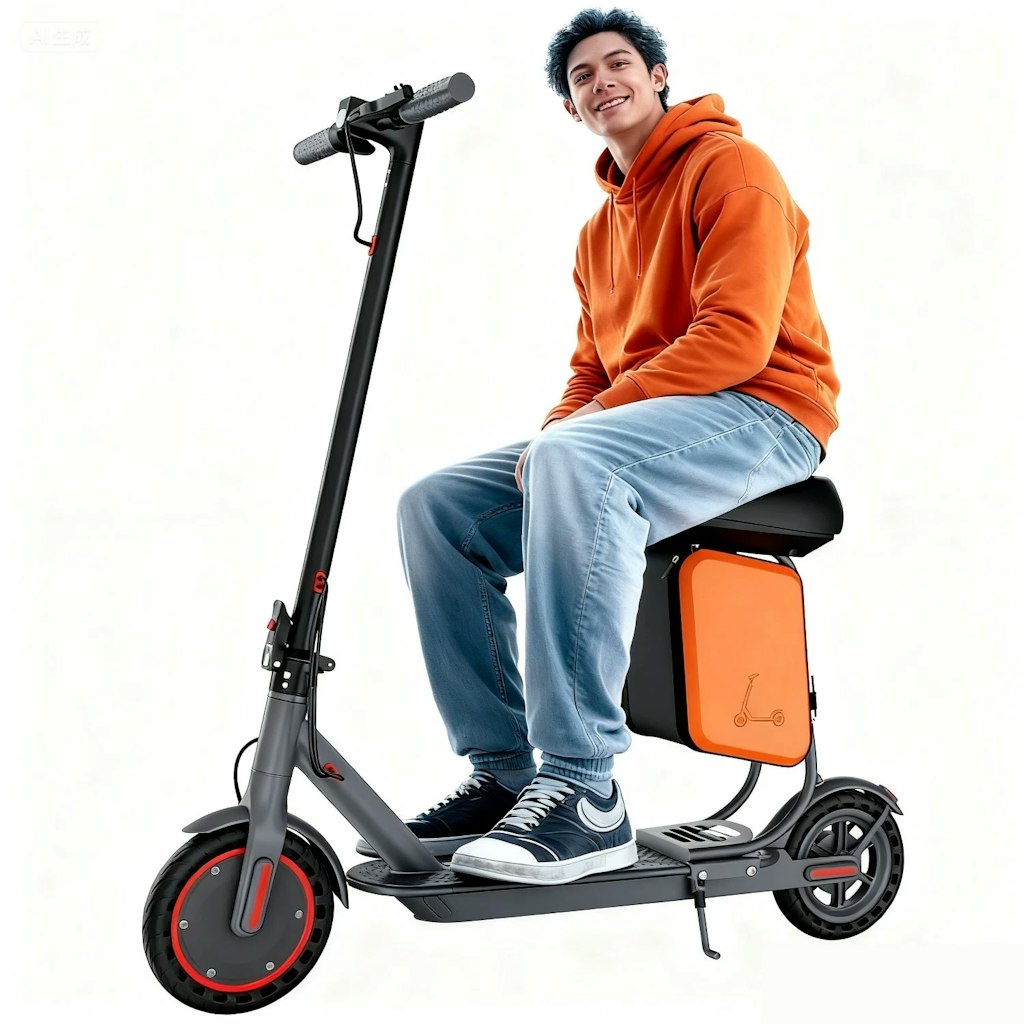 Electric Scooter with Seat: $168
