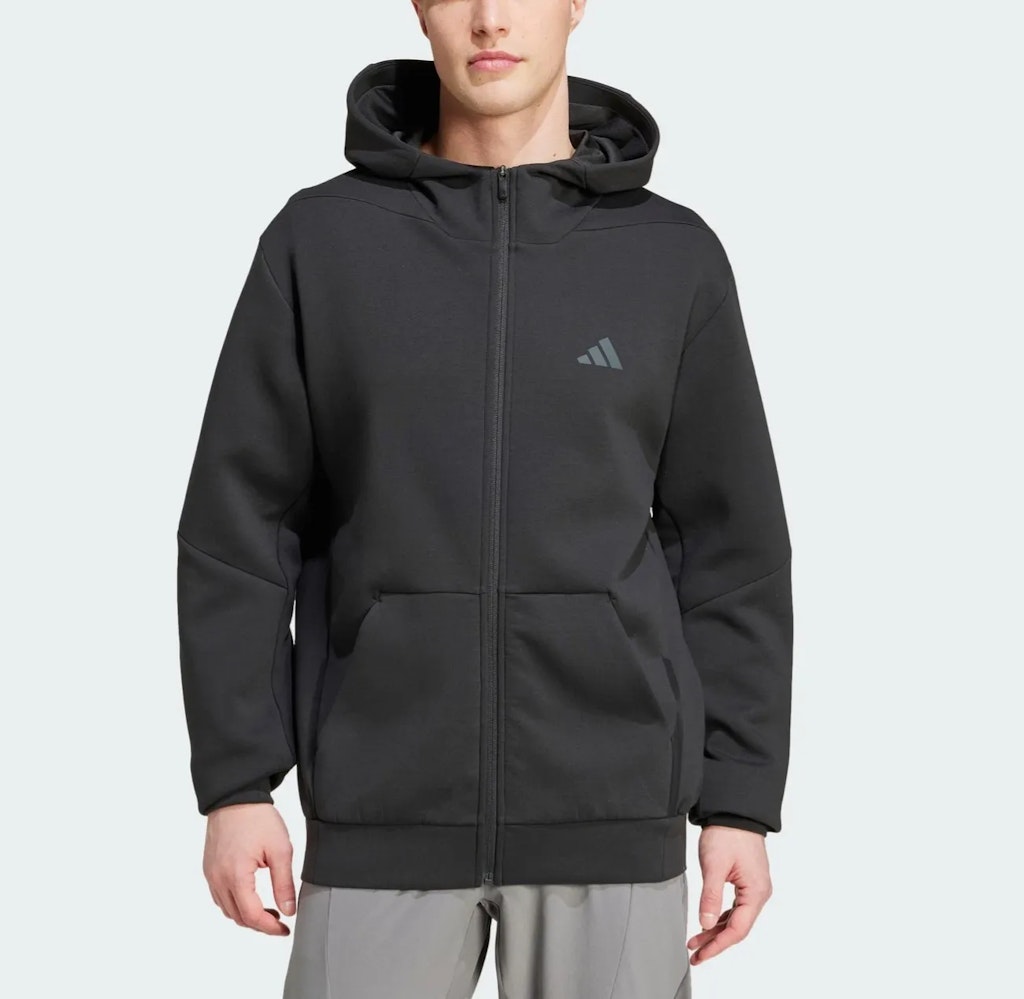 adidas Men's Designed for Training Full-Zip Track Jacket: $25
