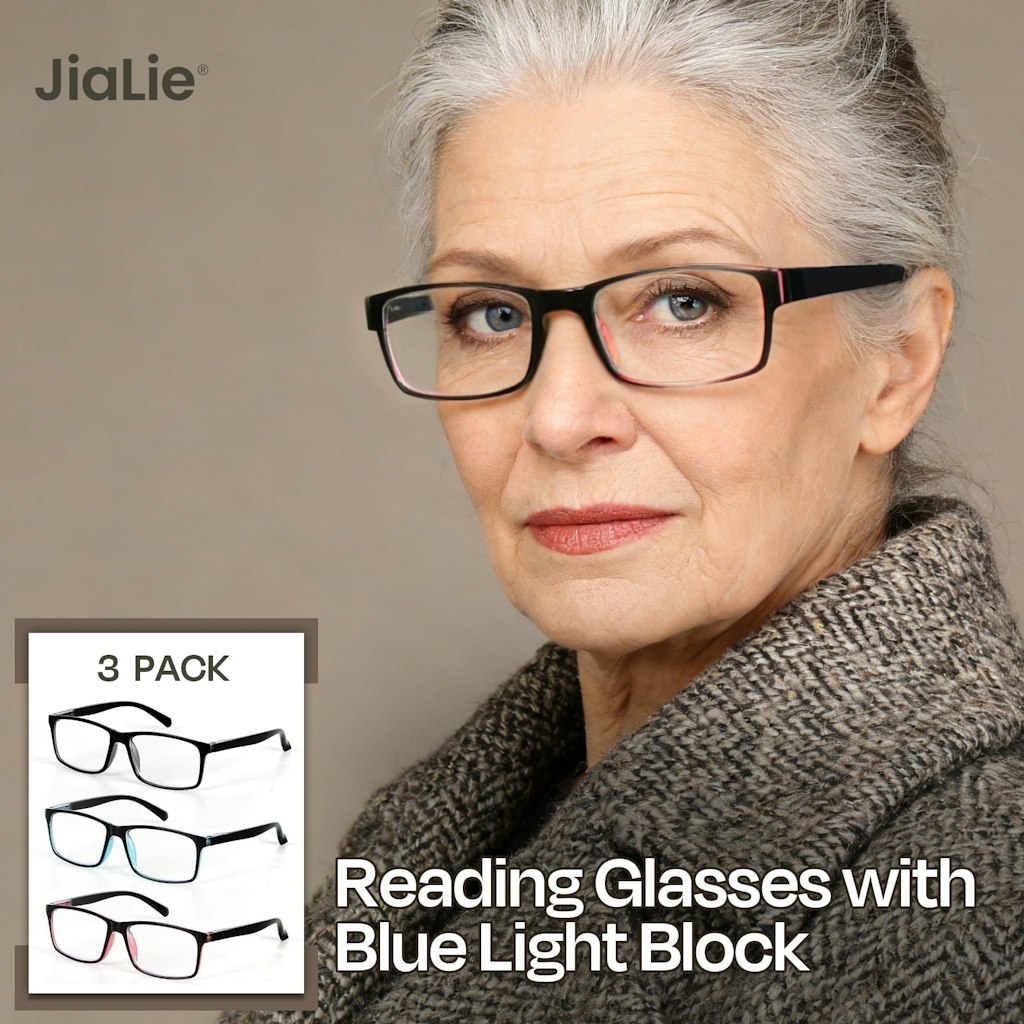 JiaLie +2.0 Reading Glasses 3-Pack: $6.99 JiaLie +2.0 Reading Glasses 3-Pack: $6.99