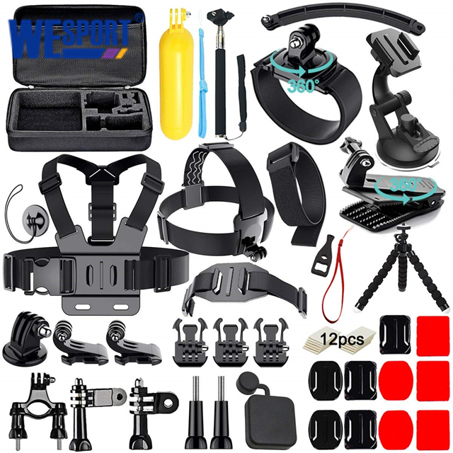 Wesport 50-in-1 Action Camera Accessories Kit: $11.50 Wesport 50-in-1 Action Camera Accessories Kit: $11.50