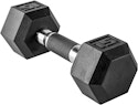 CAP Barbell 15-lbs. Coated Hex Dumbbell for $14 + free shipping w/ Prime
