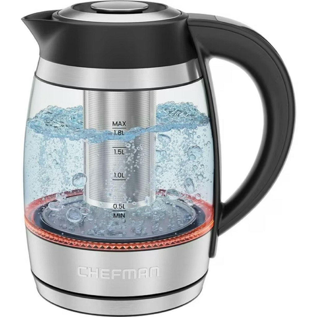 Open-Box Chefman Lightning 1.8L Custom-Temp Electric Kettle: $18