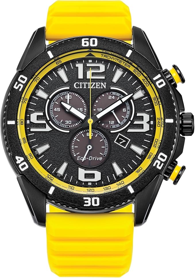 Citizen Men's Eco-Drive Corso Diamond Bezel Watch: $212