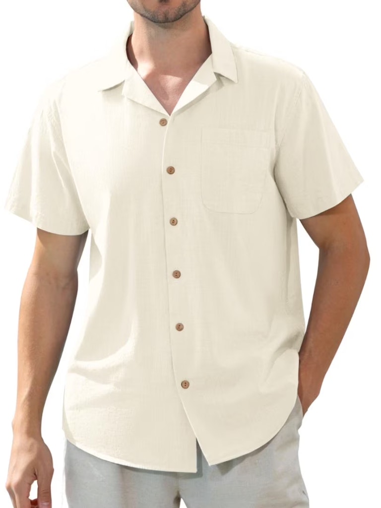 Sogami Men's Linen Shirt: $15