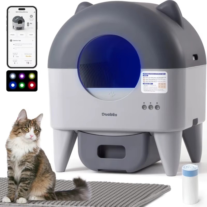 Automatic Self-Cleaning Cat Litter Box w/ App Control: $157 Automatic Self-Cleaning Cat Litter Box w/ App Control: $157