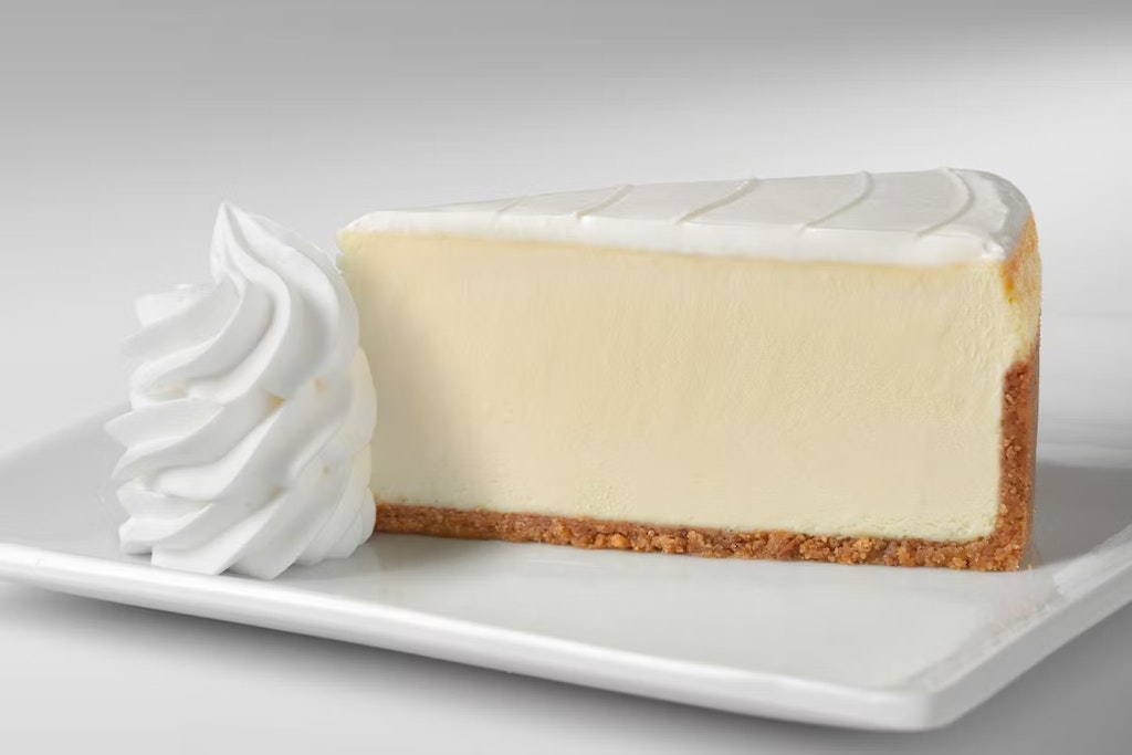 Cheesecake Factory Cheesecake Slice: Free w/ app download Cheesecake Factory Cheesecake Slice: Free w/ app download