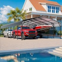 Viwat 20x12-ft. Galvanized Metal Carport w/ Enhanced Base for $465 + free shipping