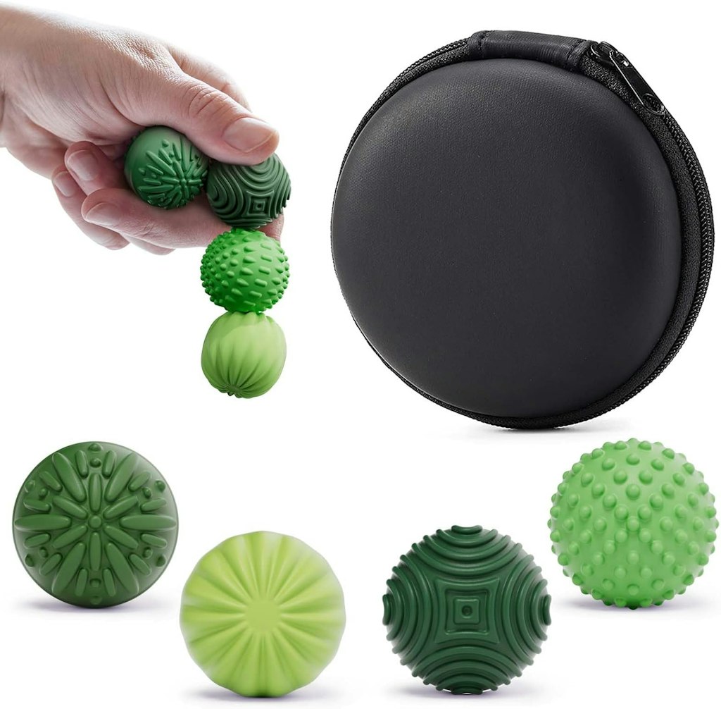 Silicone Magnetic Ball 4pc Set: $9.99