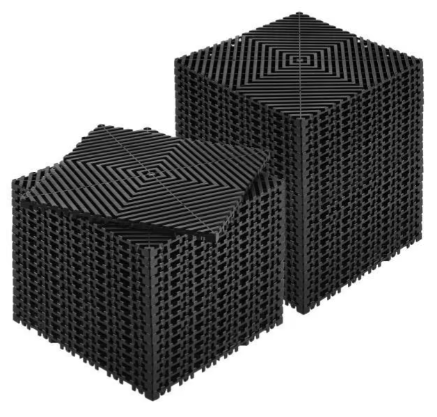 Interlocking 12x12" Drainage Mat 12-Pack: $12.88