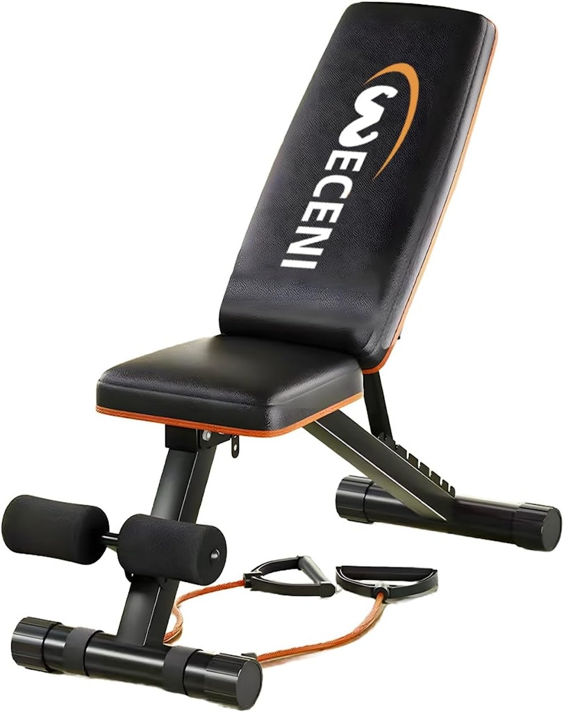 Weceni Adjustable Multi-Functional Foldable Weight Bench: $39.99