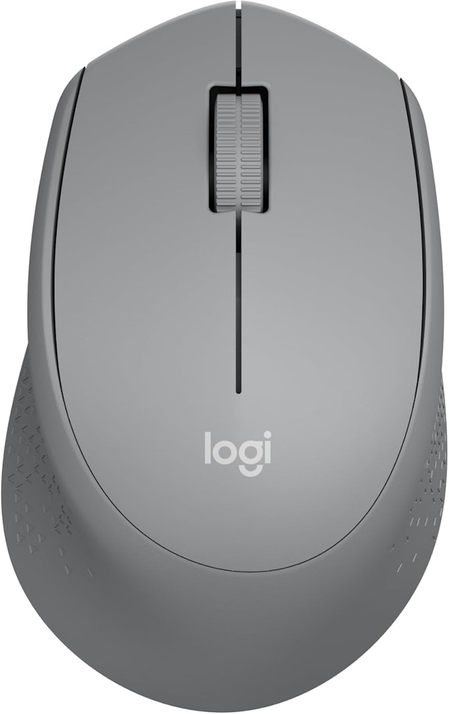 Logitech M330 Silent Plus Wireless Large Mouse: $12