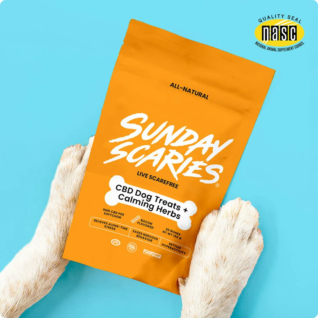 Sunday Scaries CBD Calming Dog Treats: 50% off