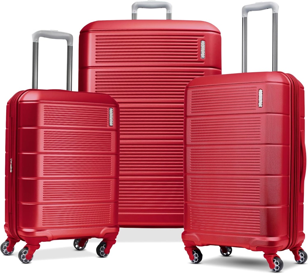 American Tourister Stratum 2.0 3-Piece Hardside Expandable Spinner Luggage: $233